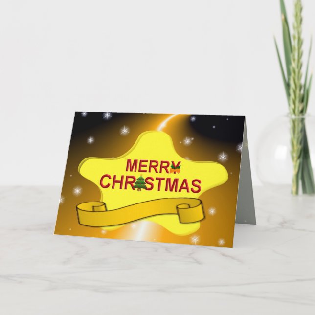 Christmas Star Card (Front)