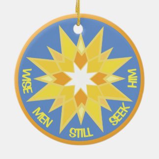 Christmas Star Ceramic Tree Decoration