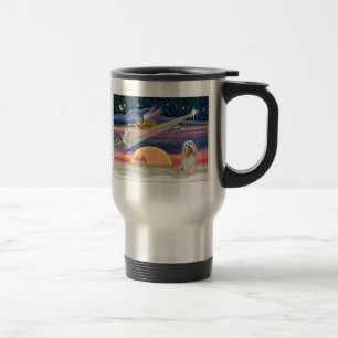 Christmas Star - Cocker Spaniel (buff) Travel Mug