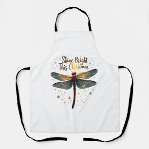 Christmas Star Dragonfly Apron