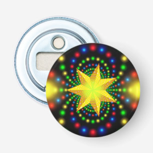 Christmas Star Fractal Design-29440 Bottle Opener