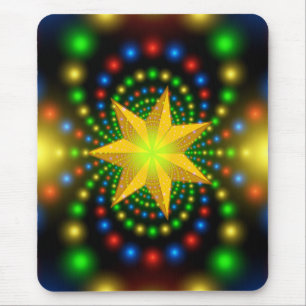 Christmas Star Fractal Design-29440 Mouse Mat