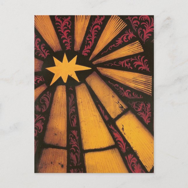 Christmas Star Holiday Postcard (Front)