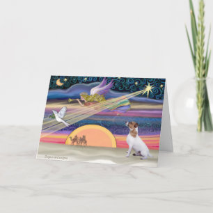 Christmas Star - Jack Russell Terrier Holiday Card
