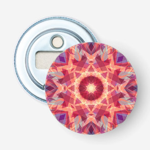 Christmas Star Jolly Red Bright Yellow Fun Purple Bottle Opener