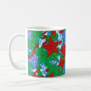 Christmas Star Leaves Mug
