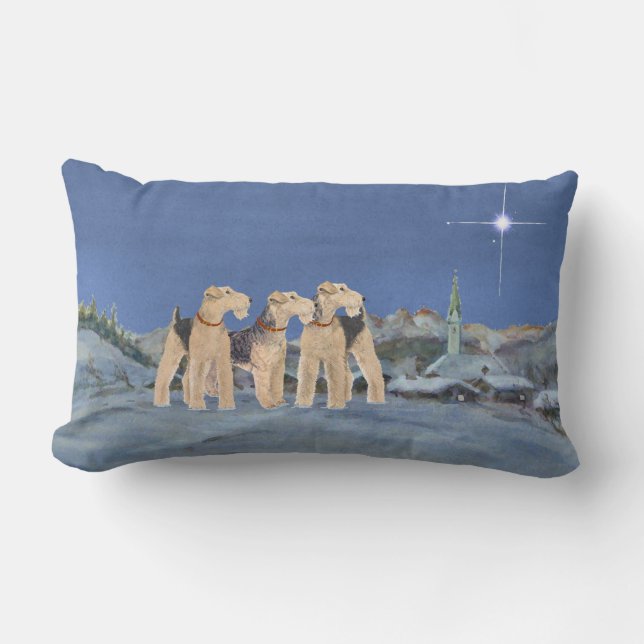 Christmas Star Lumbar Cushion (Front)