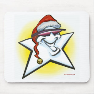Christmas Star Mouse Mat