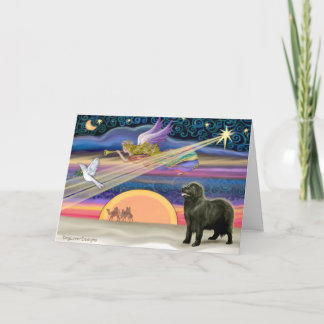 Christmas Star - Newfoundland (black 2) - Holiday Card