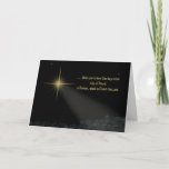 Christmas - Star of David - Christian Holiday Card<br><div class="desc">King James Verse from Luke verse on front - beautiful meaninful card to send to your Christian Friends.</div>