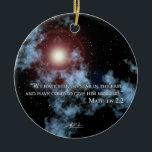 Christmas Star Ornament<br><div class="desc">Not just for Christmas, our Scuba Diving and inspirational ornaments make great gifts for all your scuba diving family and friends. Put your own special greeting on the back, or change a greeting on the front. Just click he customise button when ordering.</div>