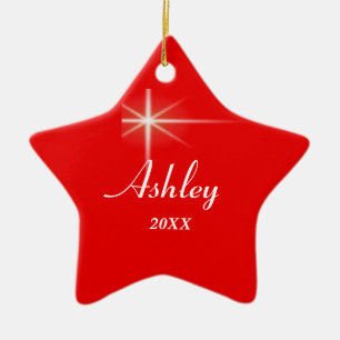 Christmas Star Personalised Ornament