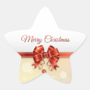 Christmas  star sticker