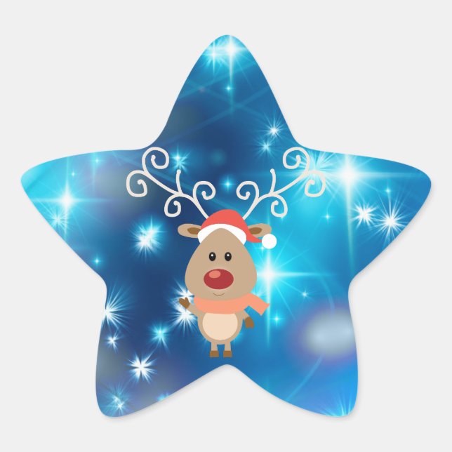 Christmas Star Sticker (Front)