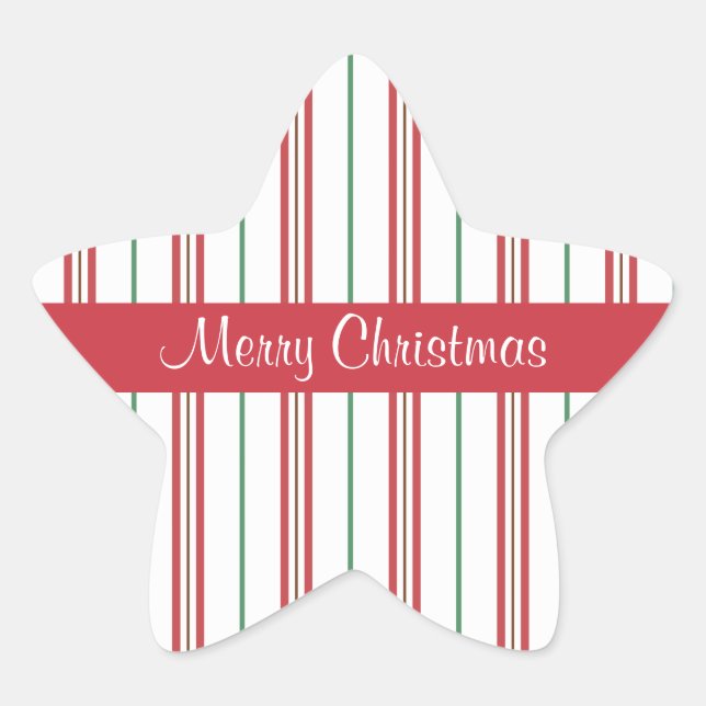Christmas Star Stickers (Front)