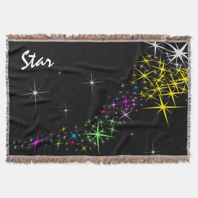 Christmas Star Throw Blanket (Front)