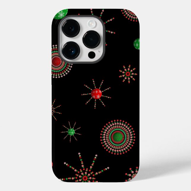 Christmas Starburst Case-Mate iPhone Case (Back)