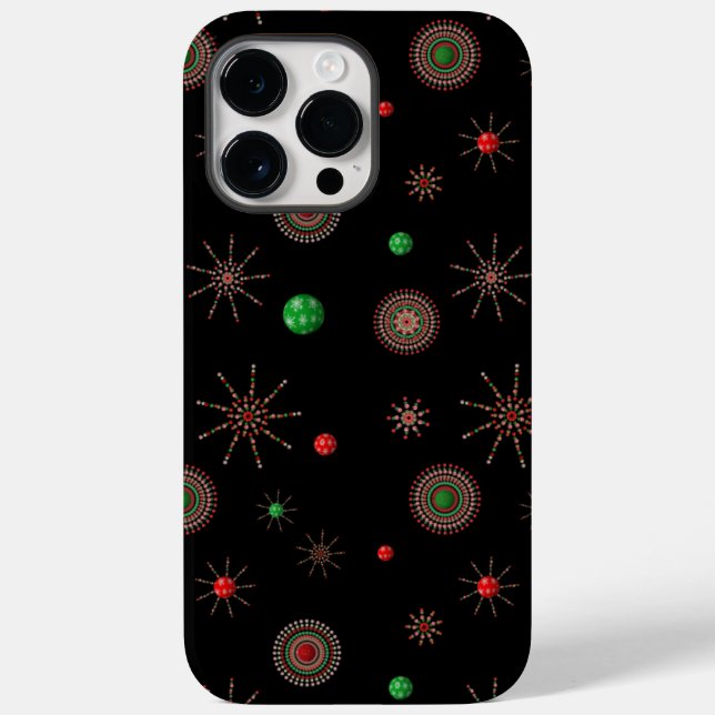 Christmas Starburst Case-Mate iPhone Case (Back)