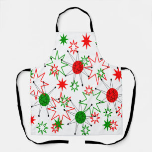 Christmas Starbursts Apron