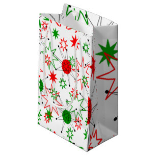 Christmas Starbursts Small Gift Bag