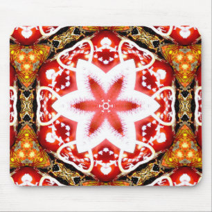 ~ Christmas Starlight Fractal ~ Mouse Mat