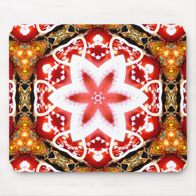 ~ Christmas Starlight Fractal ~ Mouse Mat (Front)