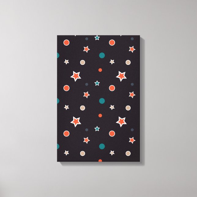 Christmas Stars Canvas Print (Front)