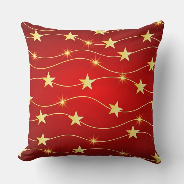 Christmas Stars Cushion (Front)