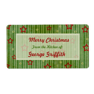 Christmas Stars From the Kitchen of Labels.