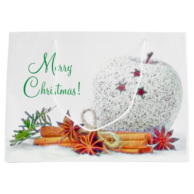 Christmas Stars Large Gift Bag (Front)