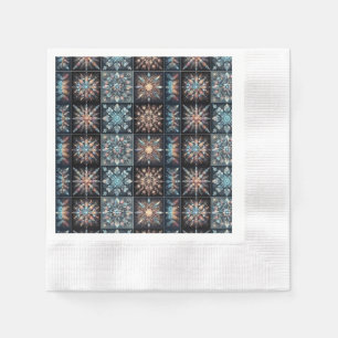Christmas stars napkin