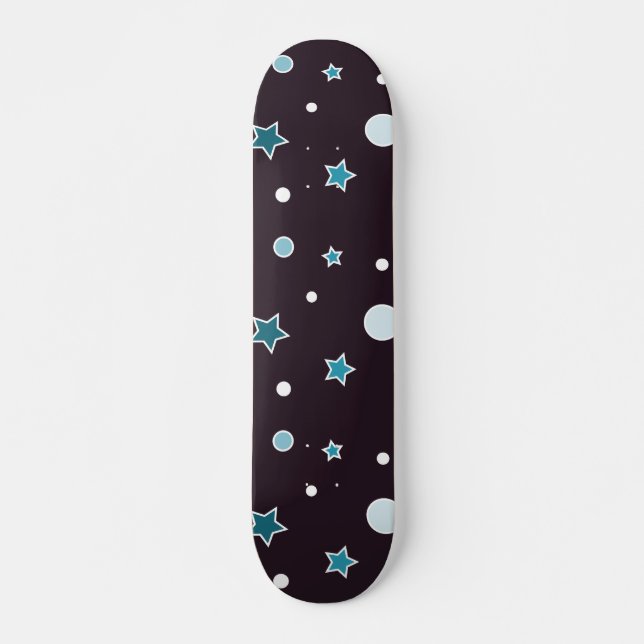 Christmas Stars Skateboard (Front)