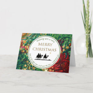 CHRISTMAS  STARS Three Wise Men Festive Scripture Holiday Card
