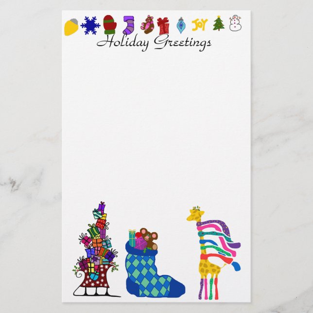 Christmas stationary stationery (Front)