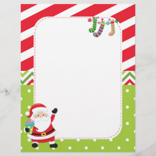 Christmas Stationery for Letter to Santa Custom Letterhead