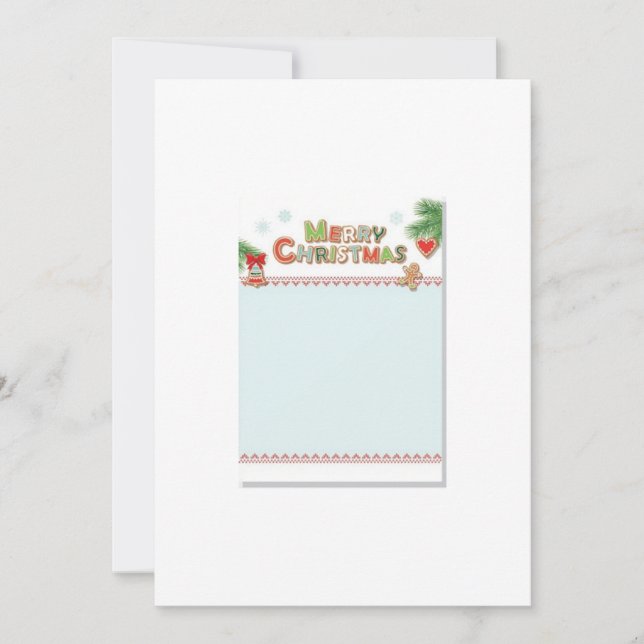 Christmas Stationery Invitation paper (Front)
