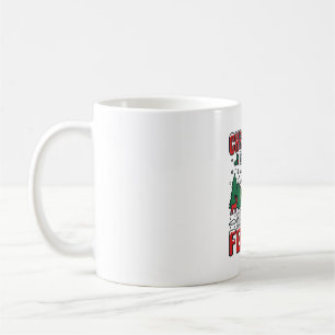 Christmas Steal Its A Feeling Reindeer Sleigh Desi Coffee Mug