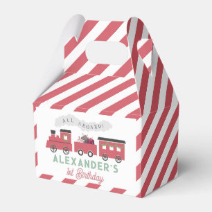 Christmas Steam Train Kids Birthday Favour Box