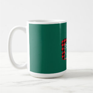 Christmas Step Mum Bear Christmas Red Plaid Buffal Coffee Mug