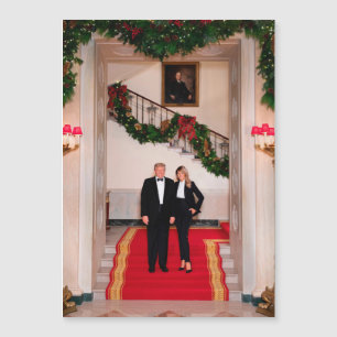 Christmas steps President Donald Trump & Melania