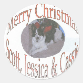 Christmas sticker