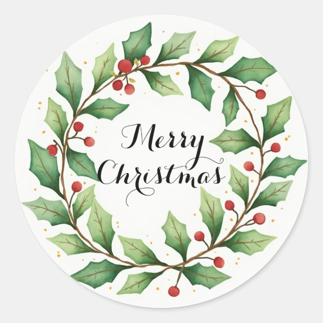 Christmas Sticker (Front)