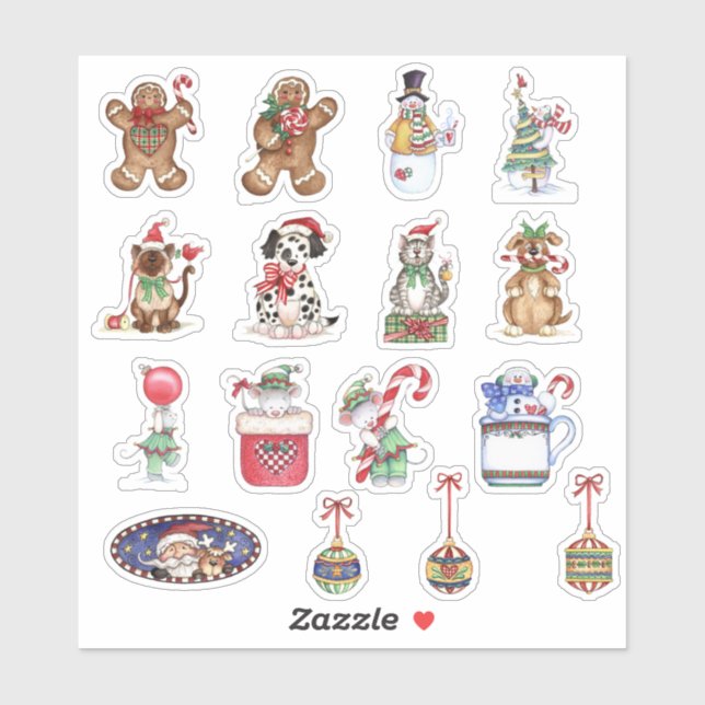 Christmas Sticker (Sheet)
