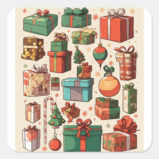 Christmas sticker (Front)