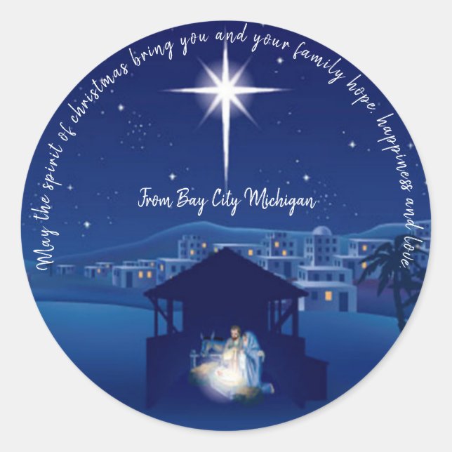 Christmas Sticker (Front)