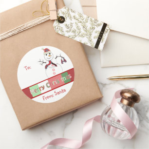 Christmas Sticker But You Choose Colour Background