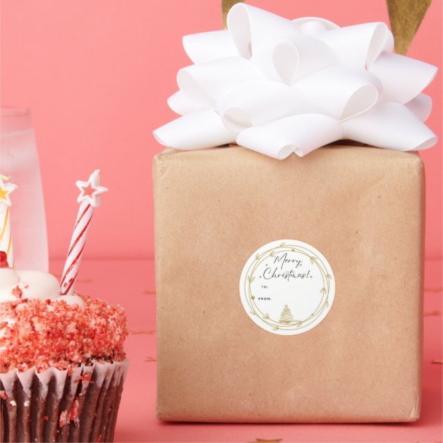 Christmas Sticker Gift Tag (Party)