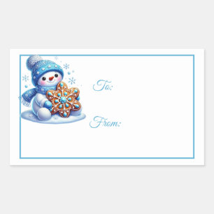 Christmas Sticker Gift Tags