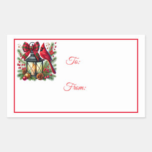 Christmas Sticker Gift Tags