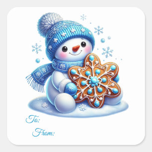 Christmas Sticker Gift Tags